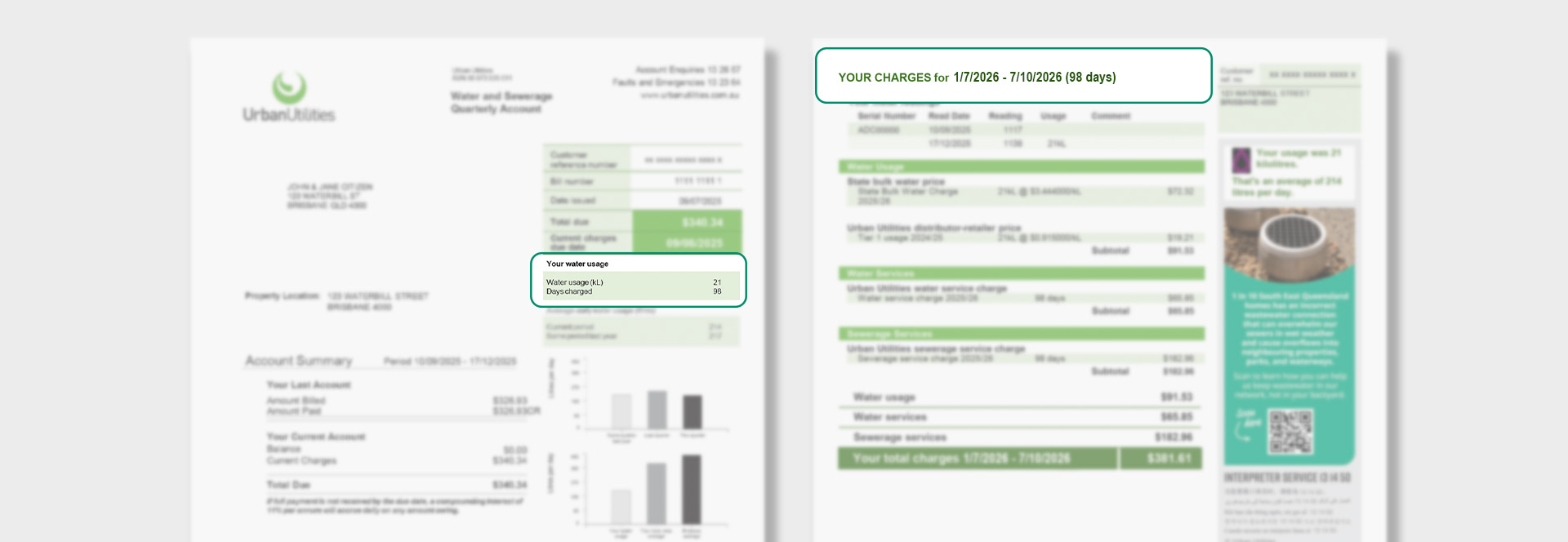 Is your bill higher or lower than usual? Check how many days you’ve ...