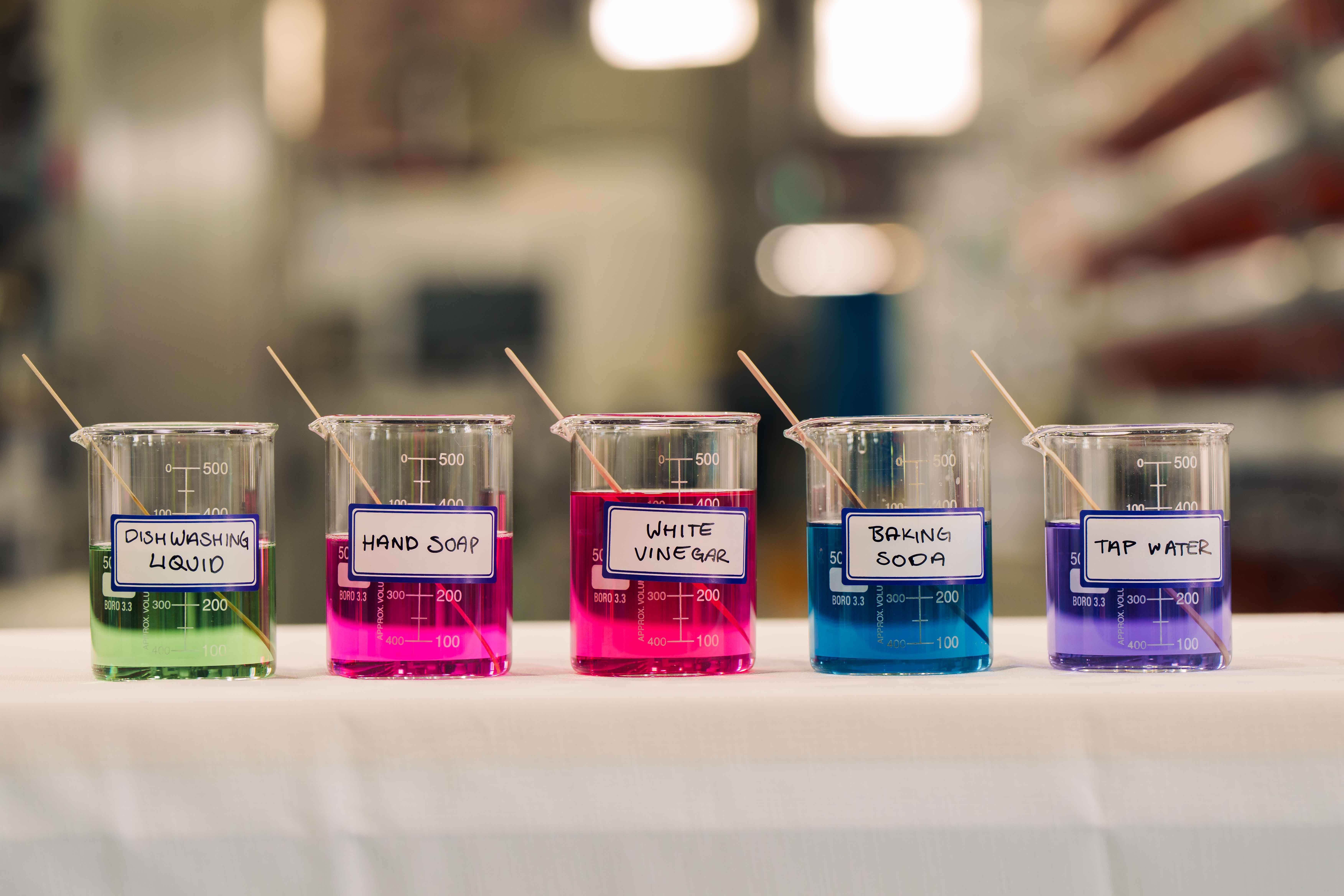pH Universal Indicator Experiment