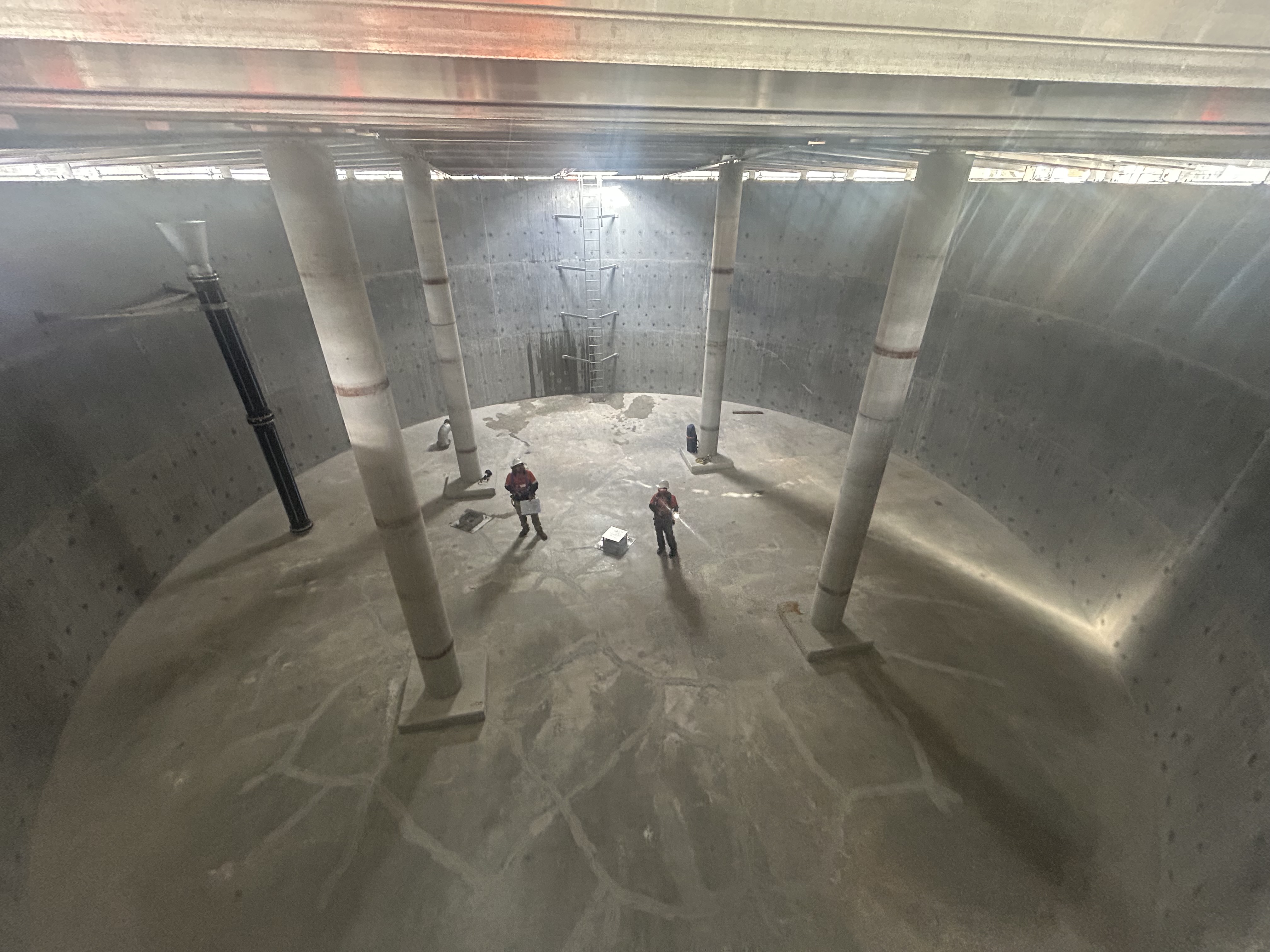 Reservoir internal inspection
