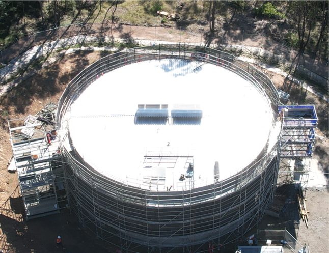 Aerial Esk Reservoir