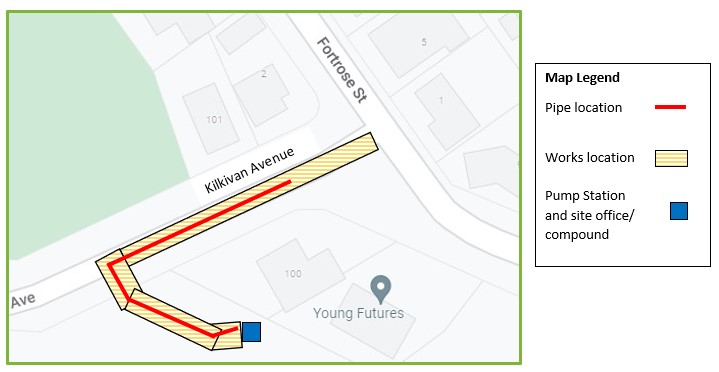 Wastewater upgrade kilkivan avenue kenmore